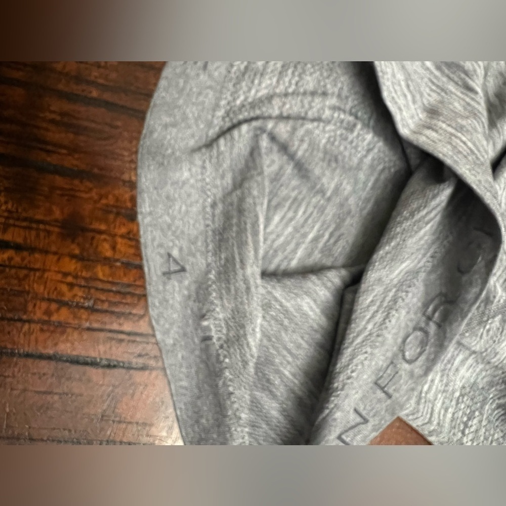 LULULEMON SWIFTLY TECH RUN RACERBACK HEATHERED GRAY TANK TOP WOMEN'S SIZE 4 - Picture 2 of 4